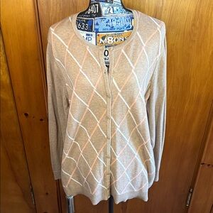 Croft & Barrow Button Down Sweater 1X